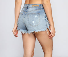On The Rise – Abgeschnittene Jeansshorts