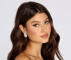 Pendientes de diamantes de imitación Rain Or Shine