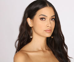 Creolen mit Schmetterlings-Charm