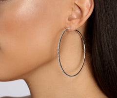 A Little Something Memory Wire Dainty Hoops