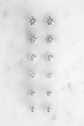 Cubic Zirconia Studs Set