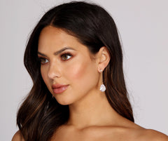 Pendientes colgantes de circonita cúbica