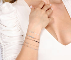 Pulsera bolo de cuentas de costa a costa (paquete de 5)