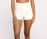 Cozy Vibes Eyelash Knit Pajama Shorts