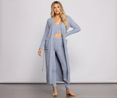 Leggings elegantes de cintura alta de punto de chenilla