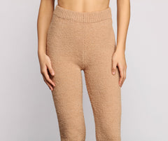 Cozy and Snug Chenille Pajama Leggings