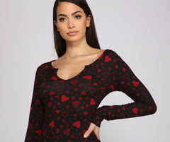 Pijama de manga larga Be Mine