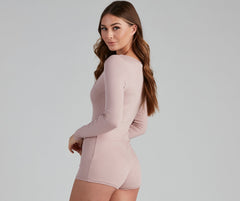 Pijama tipo enterizo tipo Henley acogedor para la cama