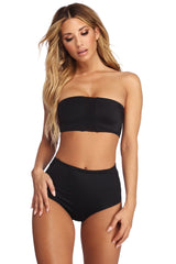 Sassy Straps Bandeau-Bikinioberteil