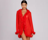 Bata corta de malla tan seductora