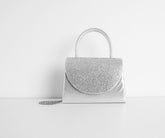 Mini bolso con diamantes de imitación Shine A Light