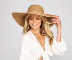 Sombrero de paja extra flexible