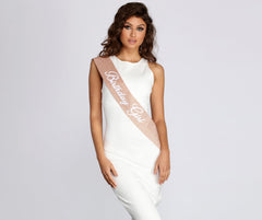 Schärpe für Geburtstagsmädchen