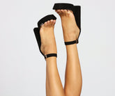 Chic And Glam Platform Wedges