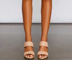 Tacones de bloque trenzados Picnic Please