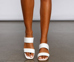 Stacked On Basics – Pantoletten mit weiter Passform