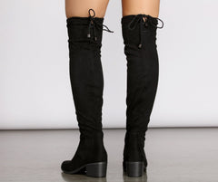 Above Basic Over The Knee Boots