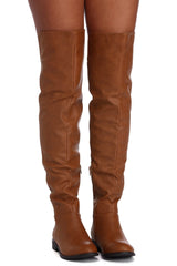 Ready To Ride Faux Leather Boots