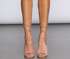 So Stacked Lace-Up Sandals