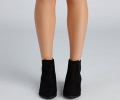 Schicke, essentielle Stiefeletten mit niedrigem Absatz