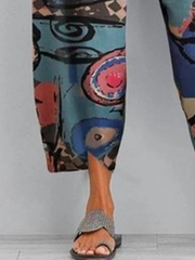 Pantalones estampados de vacaciones