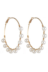 Pendientes de perlas de amor de larga data