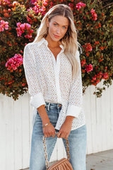 Erzählen Sie Ihre Geschichte, weißes Langarmshirt