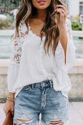 Dream Date Lace Embroidery Top