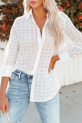 Erzählen Sie Ihre Geschichte, weißes Langarmshirt