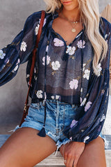 On The Breeze Floral Printed Top