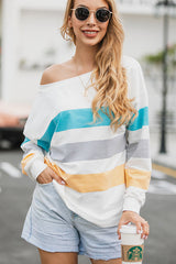 Easy Feeling Striped Oversize Top
