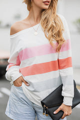 Easy Feeling Striped Oversize Top