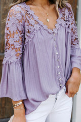 Dream Date Lace Embroidery Top