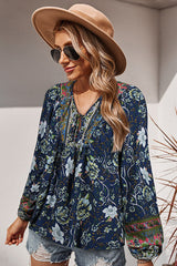Flourishing Dreams Boho Printed Top