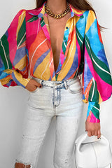 Sunny Side Of Life Floral Print Long Sleeve Top