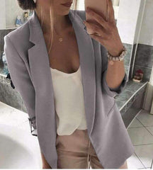 Pure Casual Revers Langarm Blazer