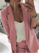 Pure Casual Lapel Long sleeve Blazer