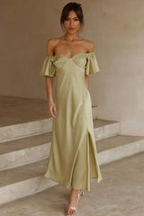 Won Your Heart – Kurzärmliges Midikleid mit Flecken