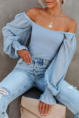 Chic Scene – Gerippter Body mit Schweizer Punkten