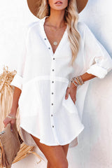 My Perfect Day Pocket Button Down Tunic