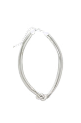 Collar de cadena con nudo