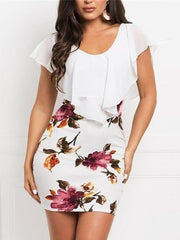 Vestidos ajustados sexis estampados para mujer