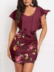 Vestidos ajustados sexis estampados para mujer