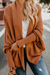 Suéter tipo cárdigan con mangas de murciélago, muy bonito y acogedor