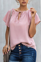 Sweet Like Me Ruffle Short Sleeve Top