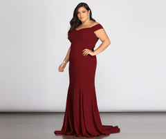 Plus Briar Formal Off The Shoulder Dresses