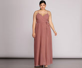 Plus Helena Formal Sleeveless Chiffon Dresses