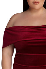 Plus Lilianna Formal Velvet Dresses
