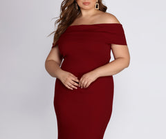 Plus Maddison Sleeveless Mermaid Dresses