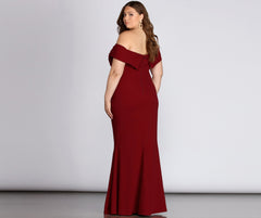 Plus Maddison Sleeveless Mermaid Dresses